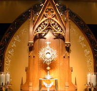 The newly renovated Adoration Chapel at Holy Redeemer